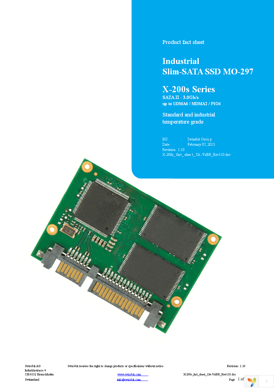 SFSA4096V1BR4TO-I-MS-236-STD Page 1