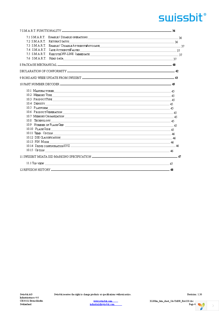 SFSA1024U1BR2TO-C-MS-236-STD Page 4