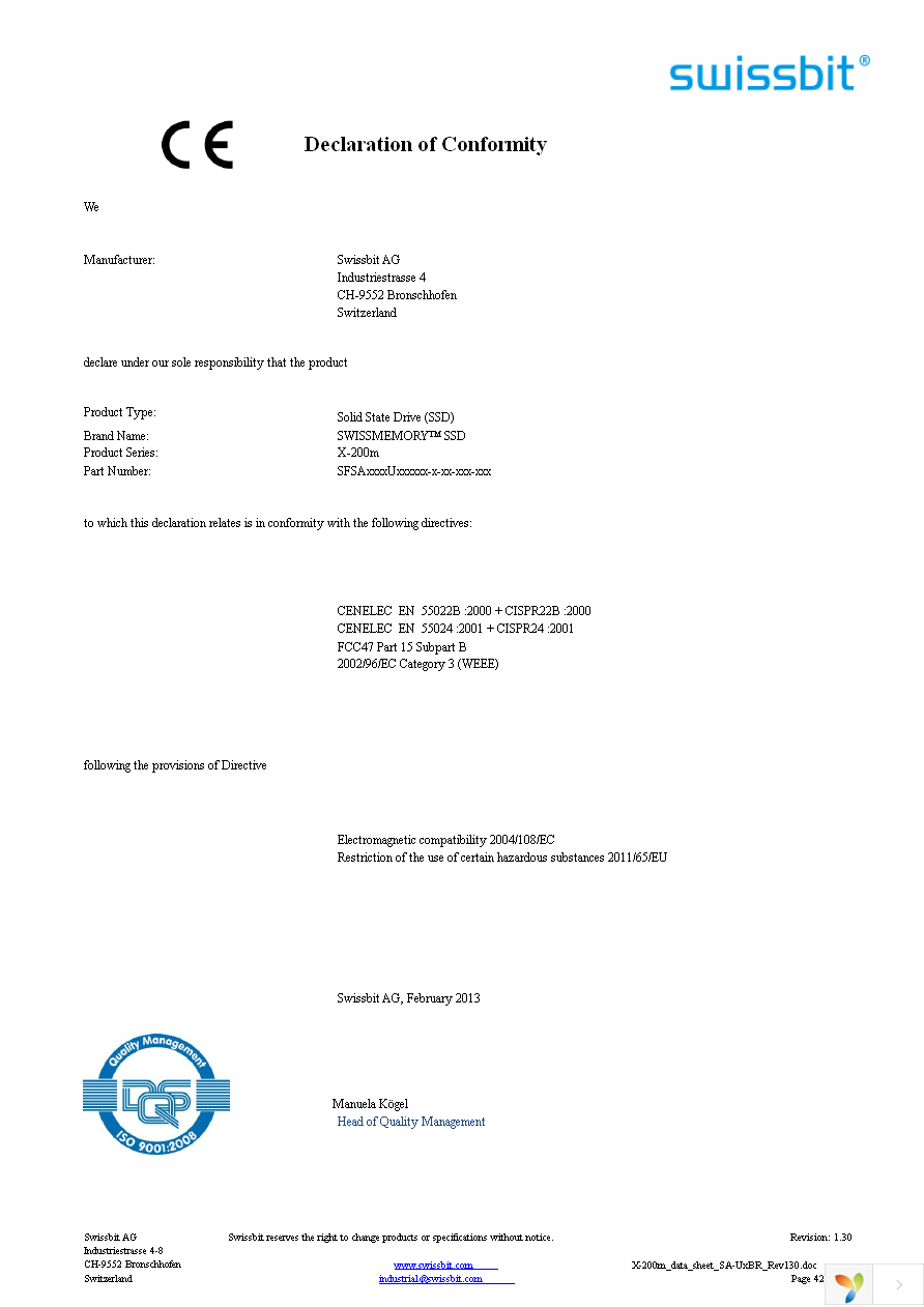 SFSA1024U1BR2TO-C-MS-236-STD Page 42