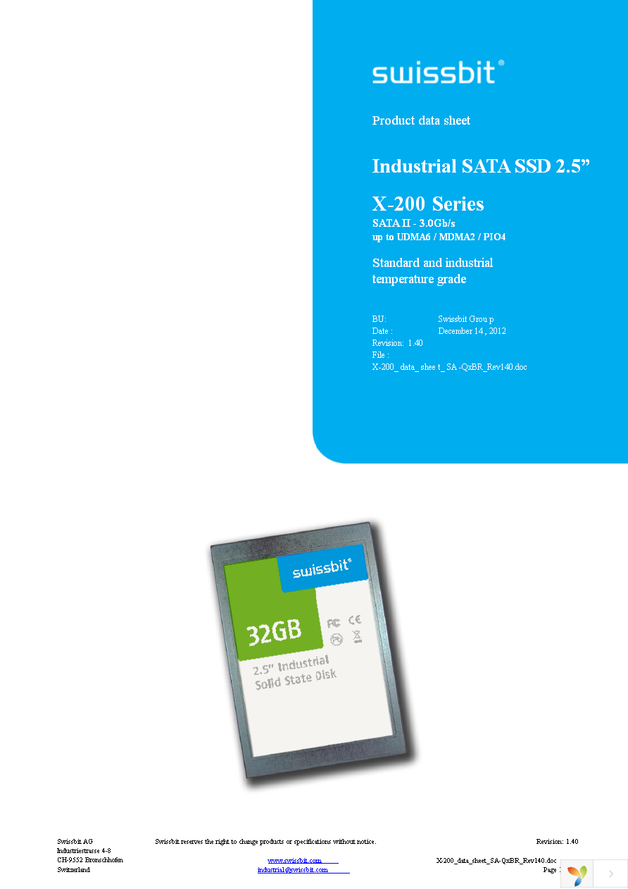 SFSA4096Q2BR4TO-C-MS-236-STD Page 1