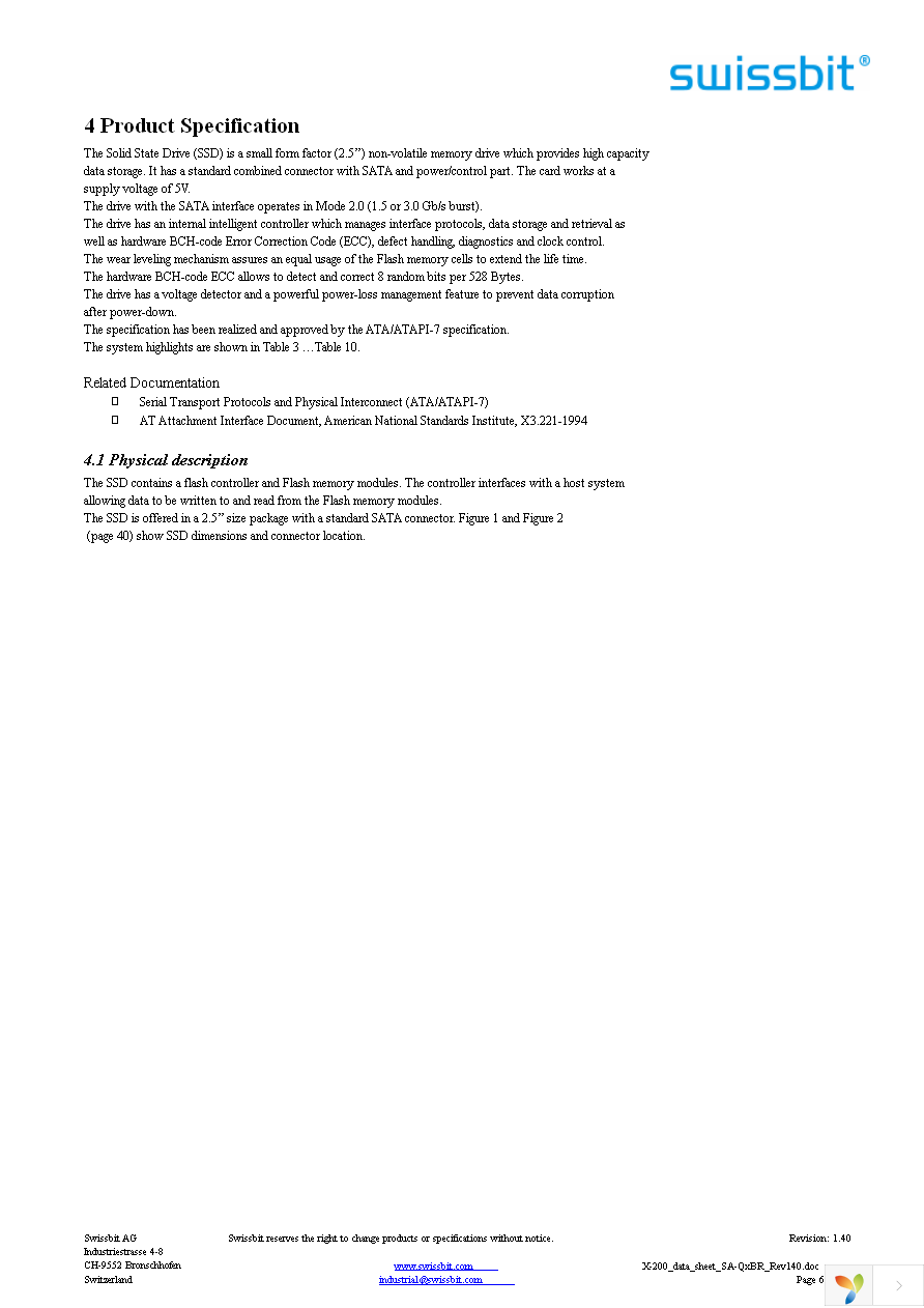 SFSA4096Q2BR4TO-C-MS-236-STD Page 6