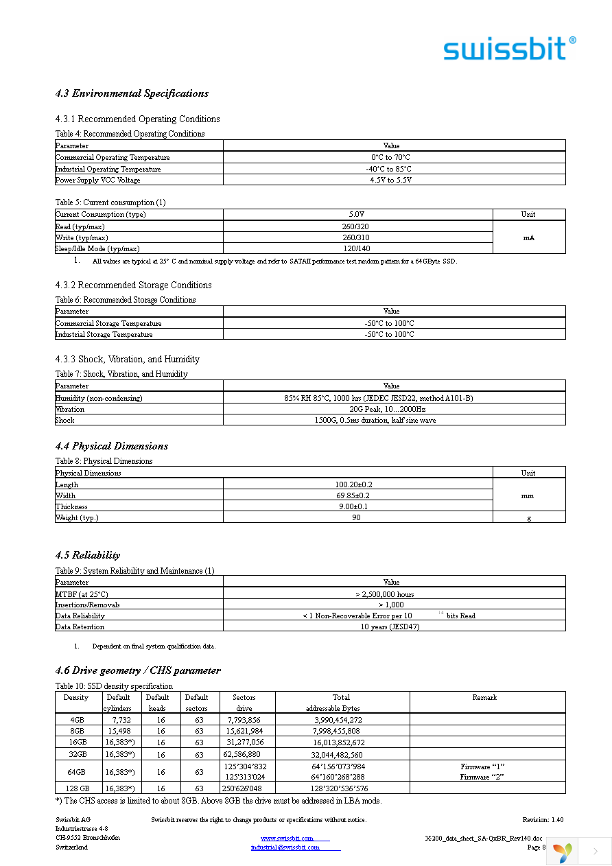 SFSA4096Q2BR4TO-C-MS-236-STD Page 8