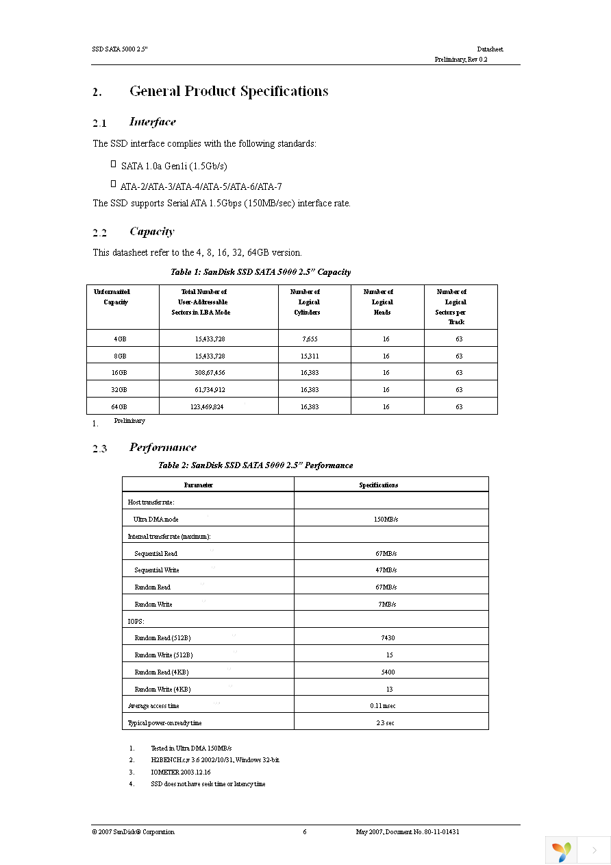 SDS5C-004G-000000 Page 6