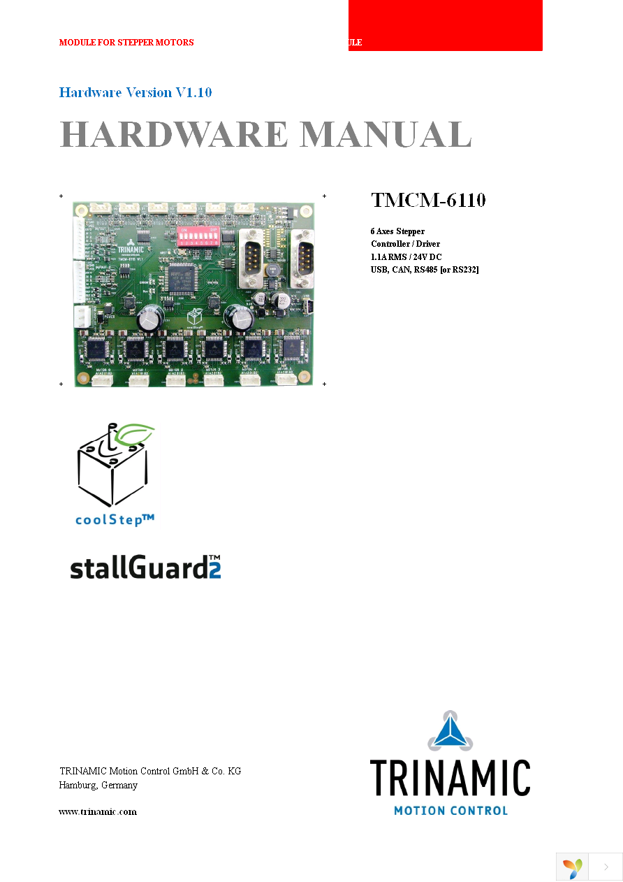 TMCM-6110-CABLE Page 1