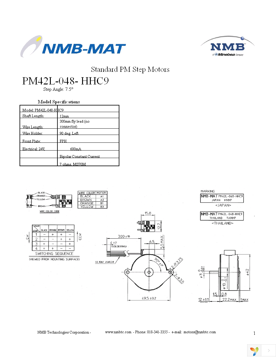 PM42L-048-HHC9 Page 1