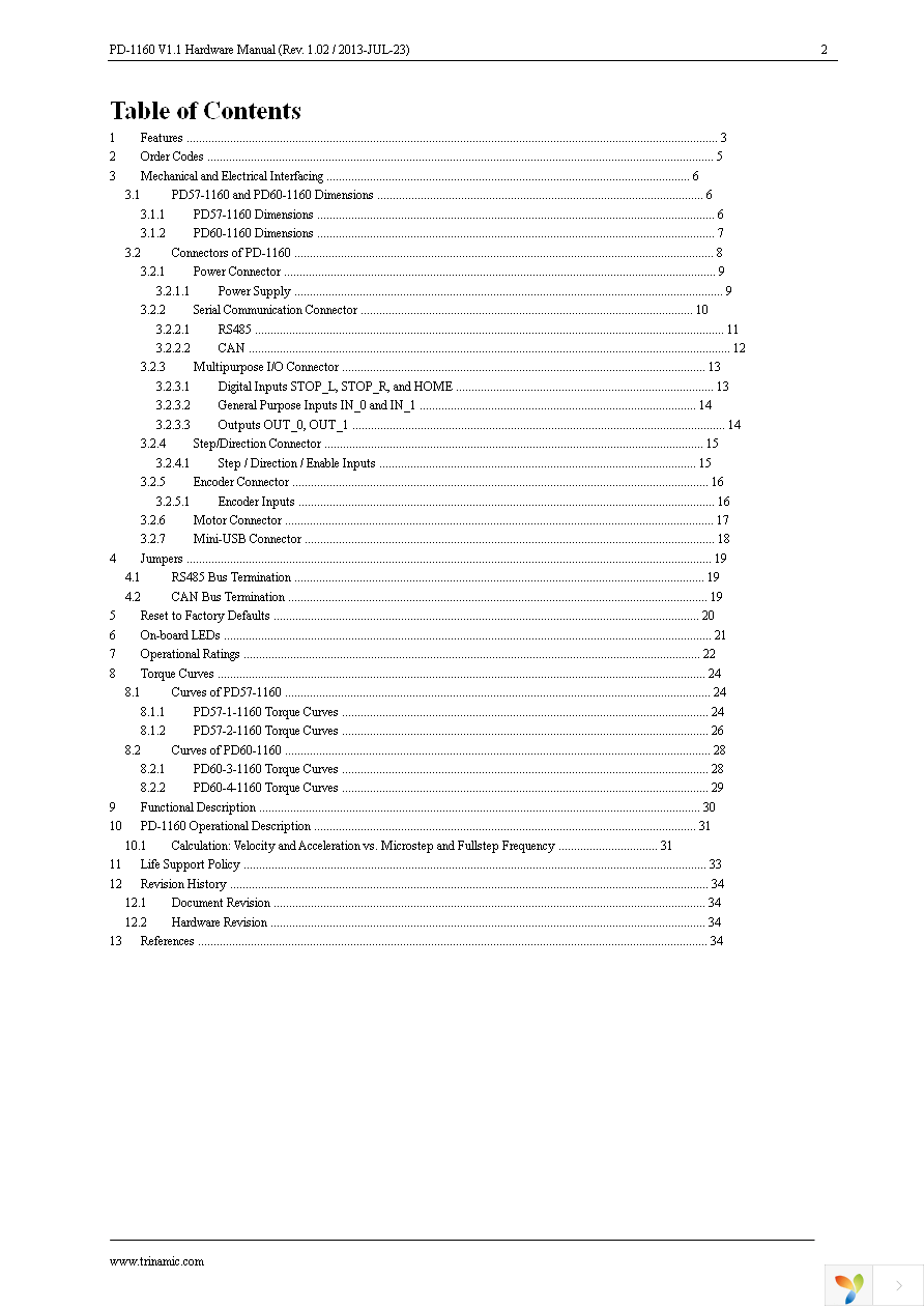 PD57-1-1160-TMCL Page 2