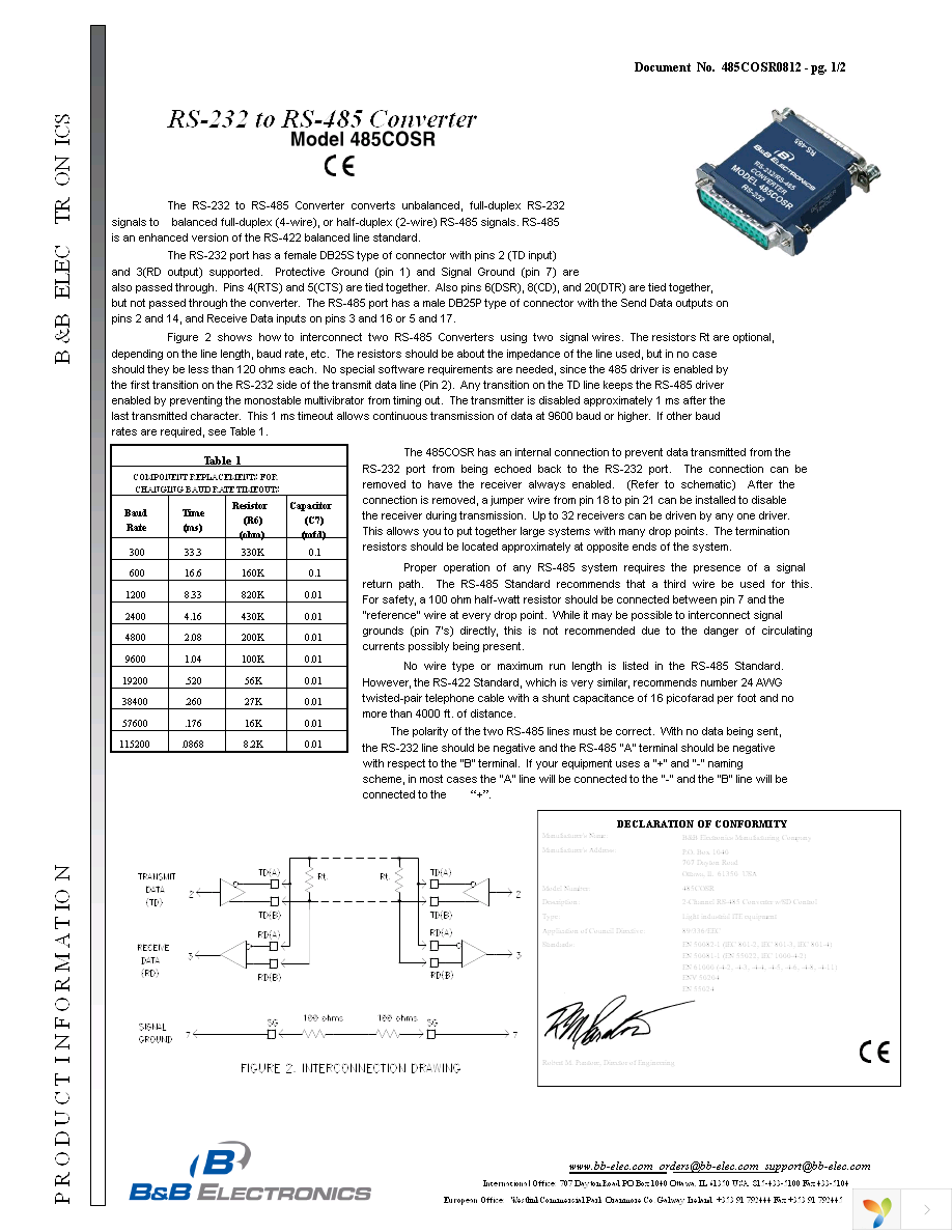 485COSR Page 1