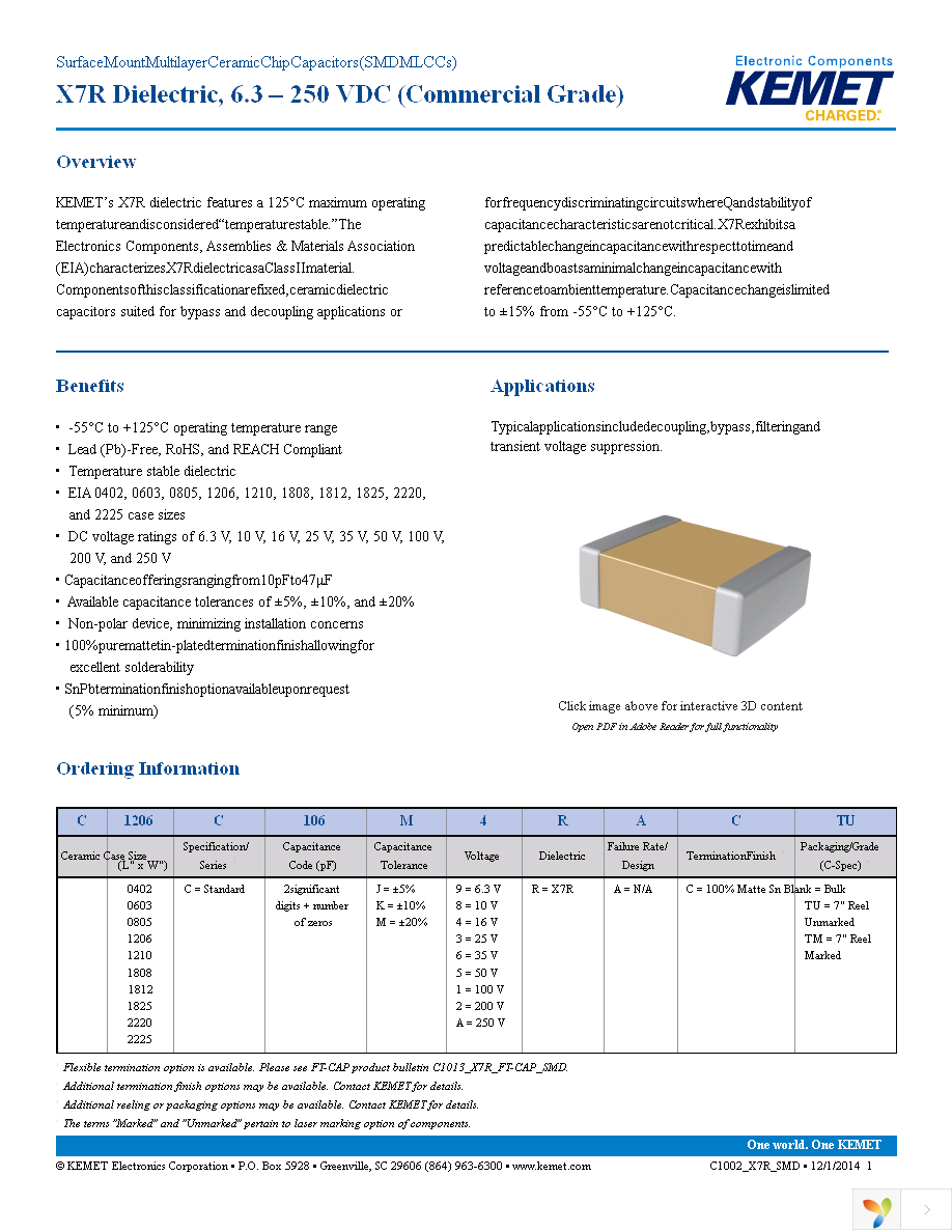 C0603C104K3RACTU Page 1