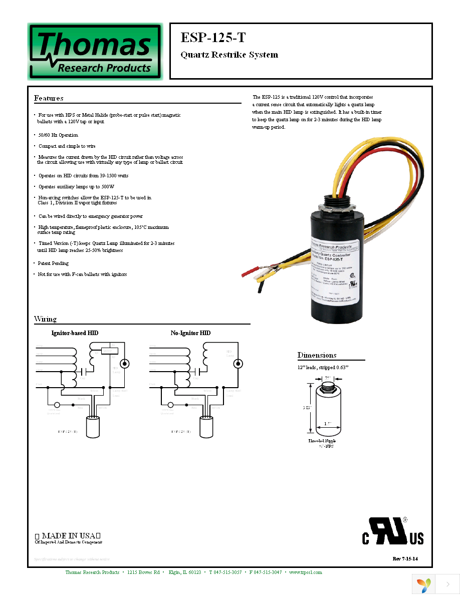 ESP-125T Page 1