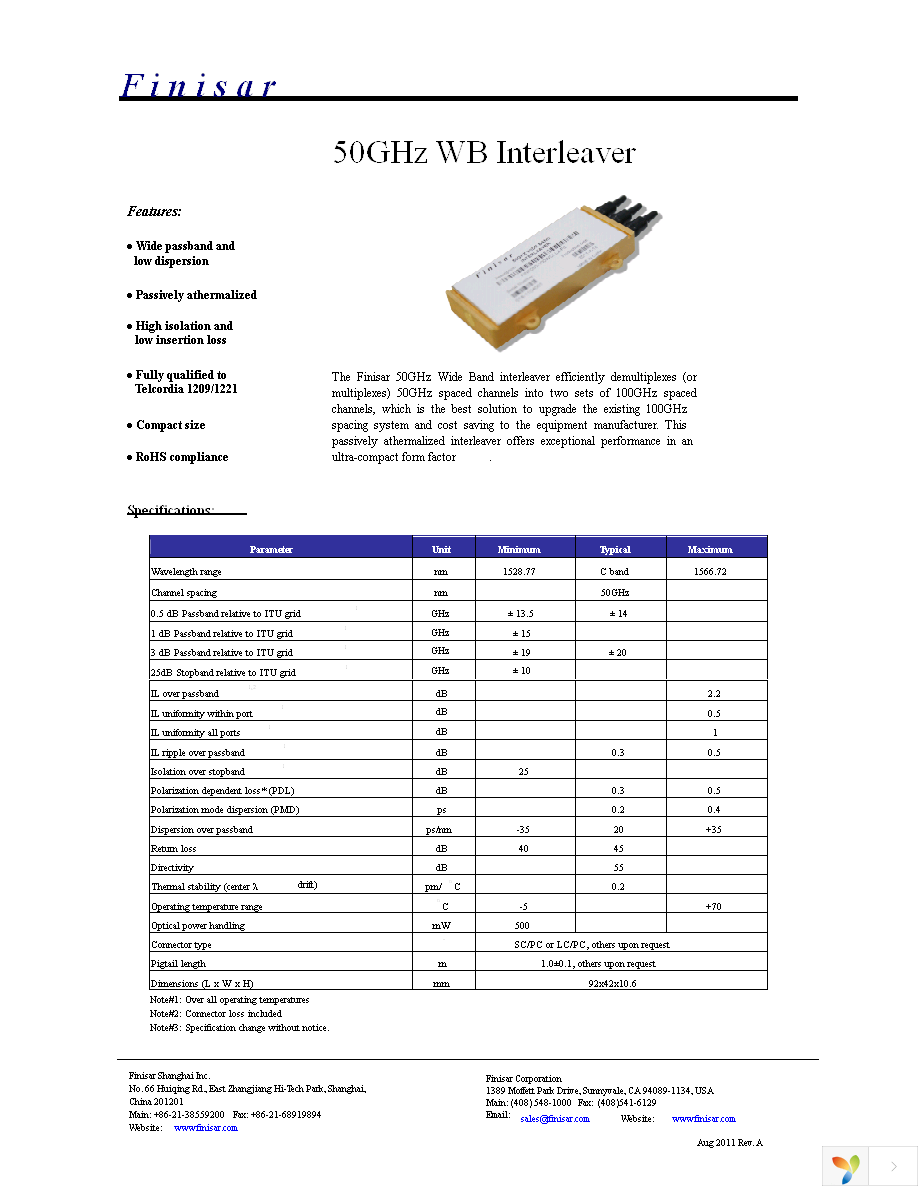 FINF050-100WCLL2 Page 1