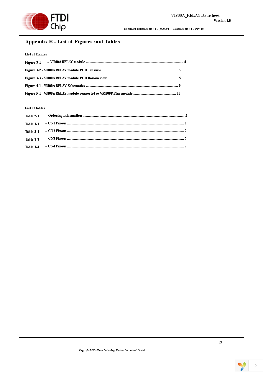 VI800A-RELAY Page 13