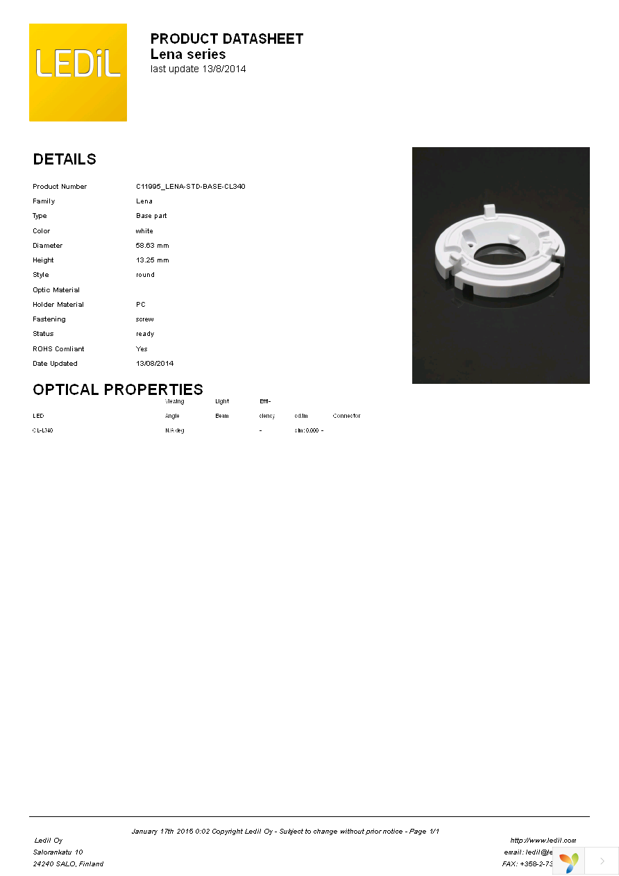 C11995_LENA-STD-BASE-CL340 Page 1