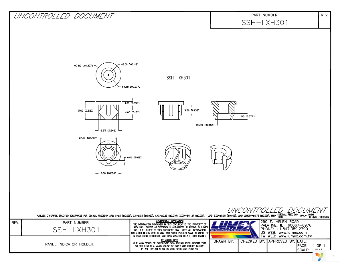 SSH-LXH301 Page 1