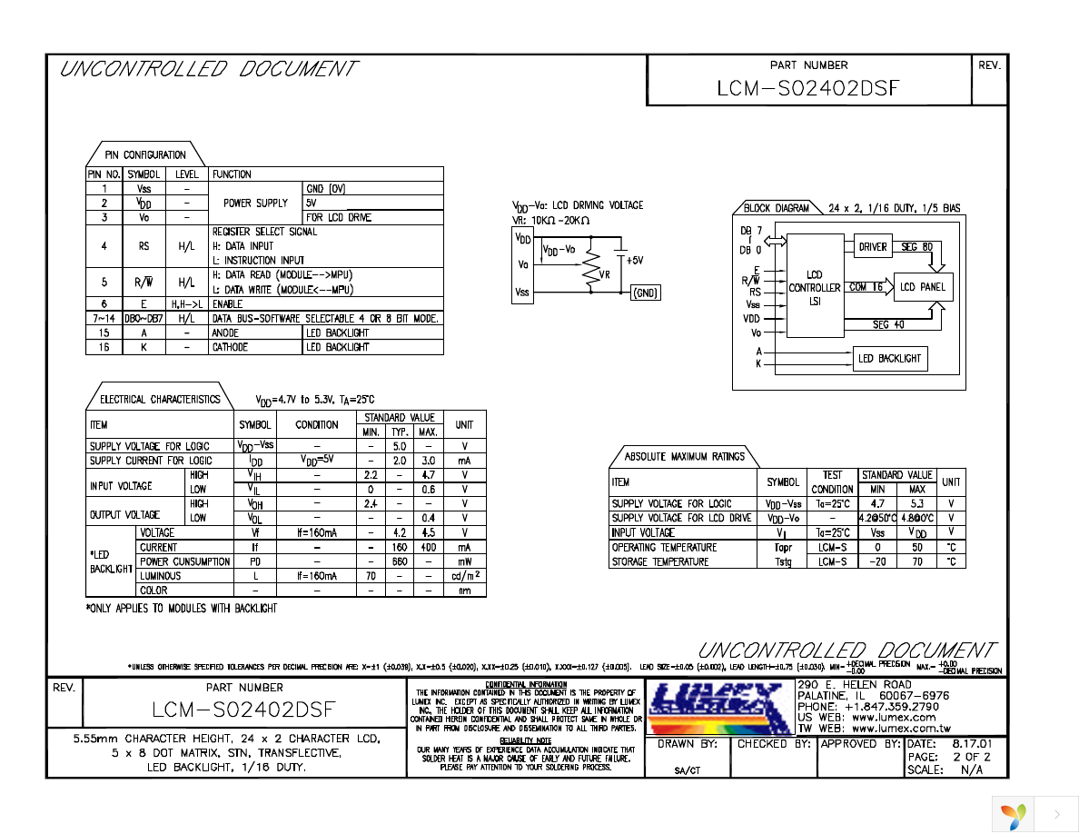 LCM-S02402DSF Page 2