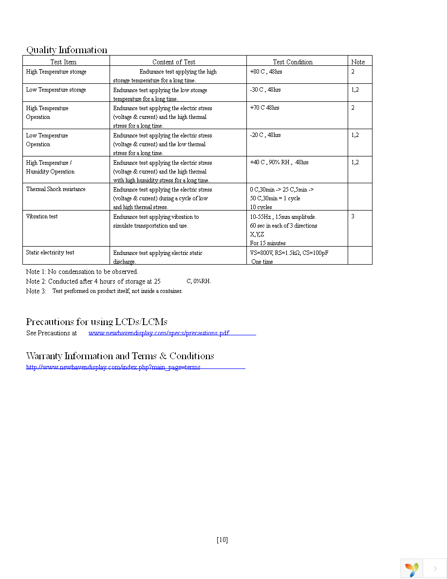 NHD-0420AZ-FL-YBW-33V3 Page 10