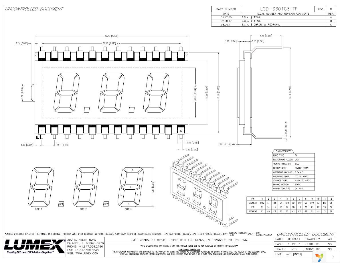 LCD-S301C31TF Page 1