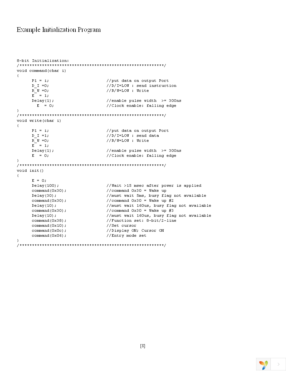 NHD-0420H1Z-FSW-GBW-33V3 Page 8