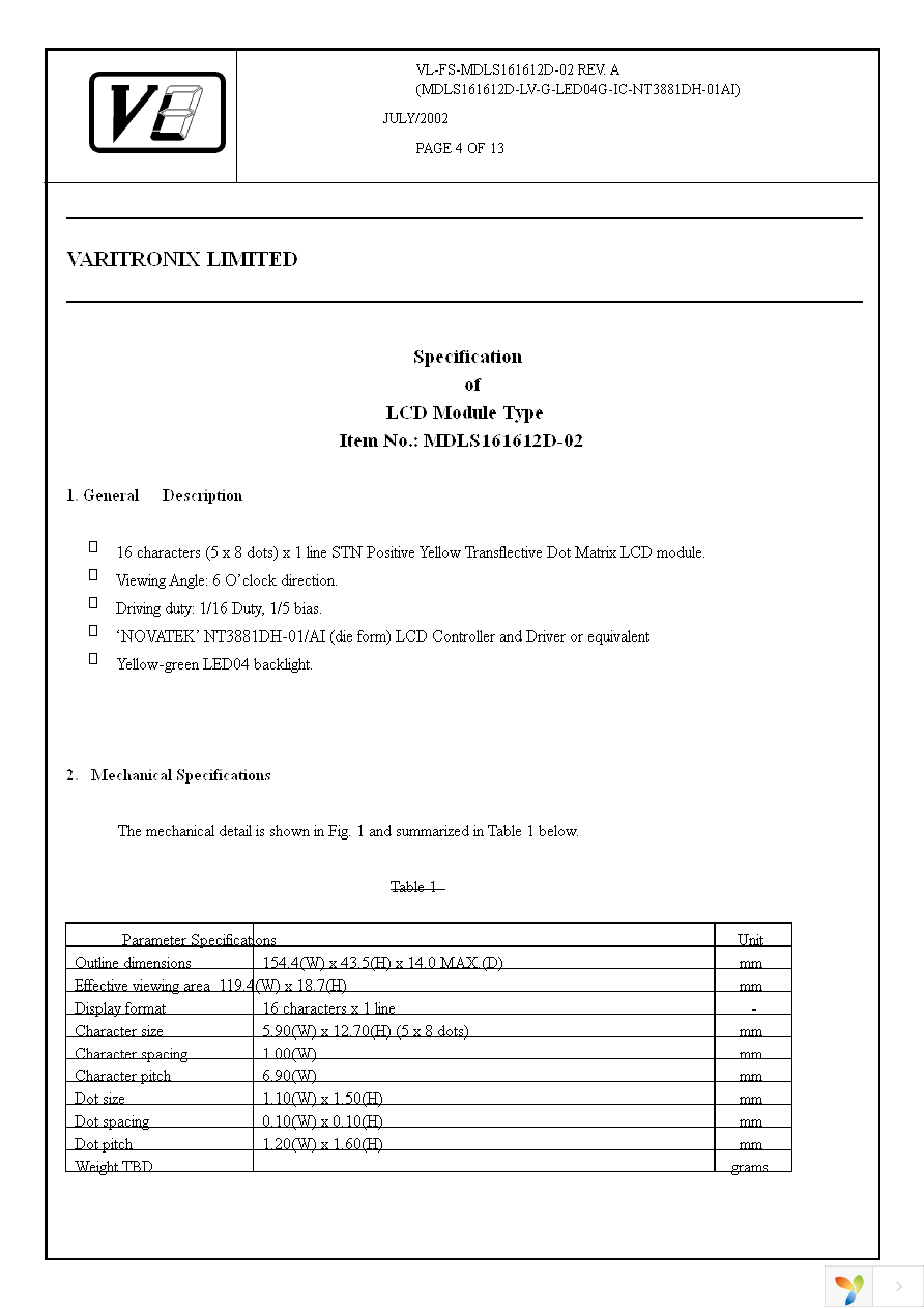 MDLS-161612D-02 Page 4