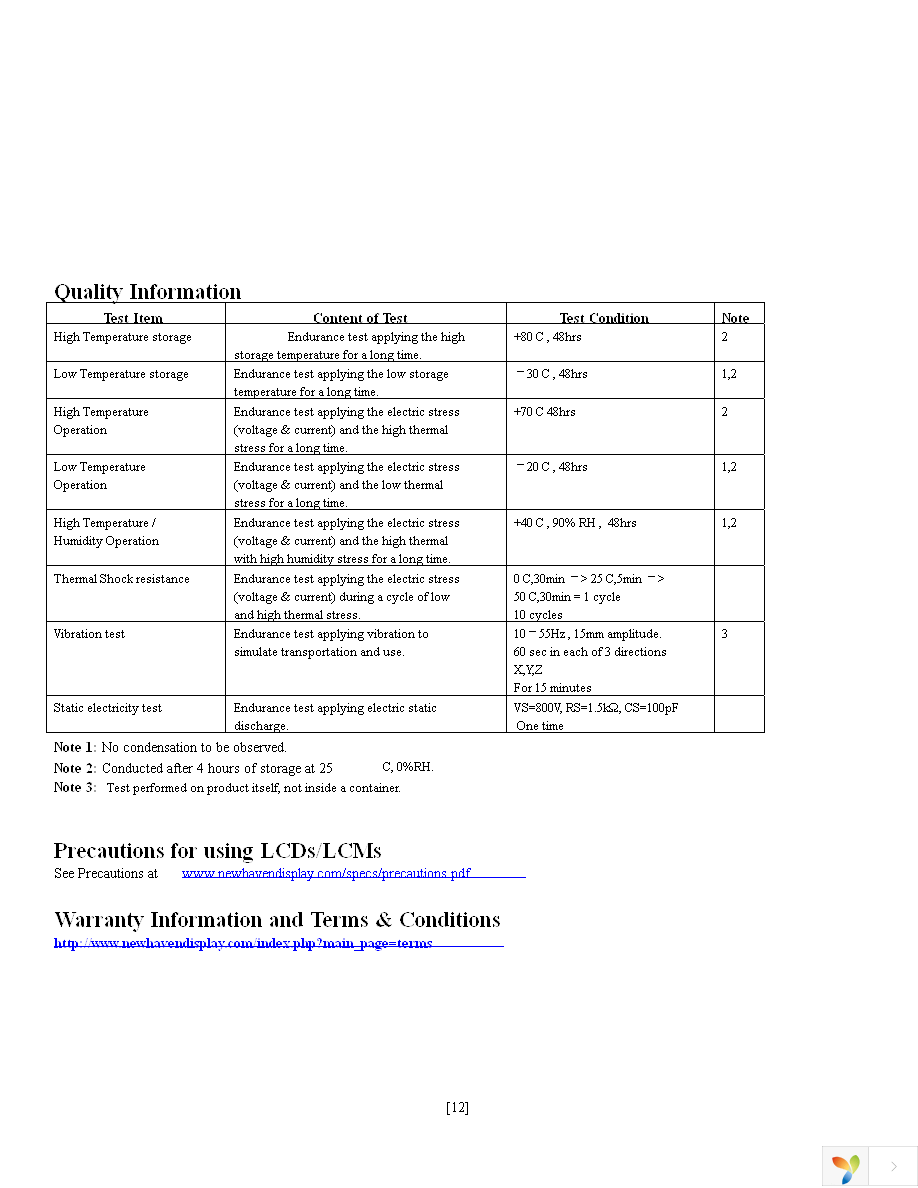 NHD-0108CZ-RN-GBW Page 12