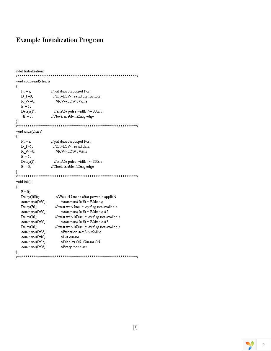 NHD-0216EZ-FL-GBW Page 7