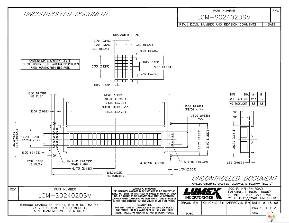 LCM-S02402DSM Page 1