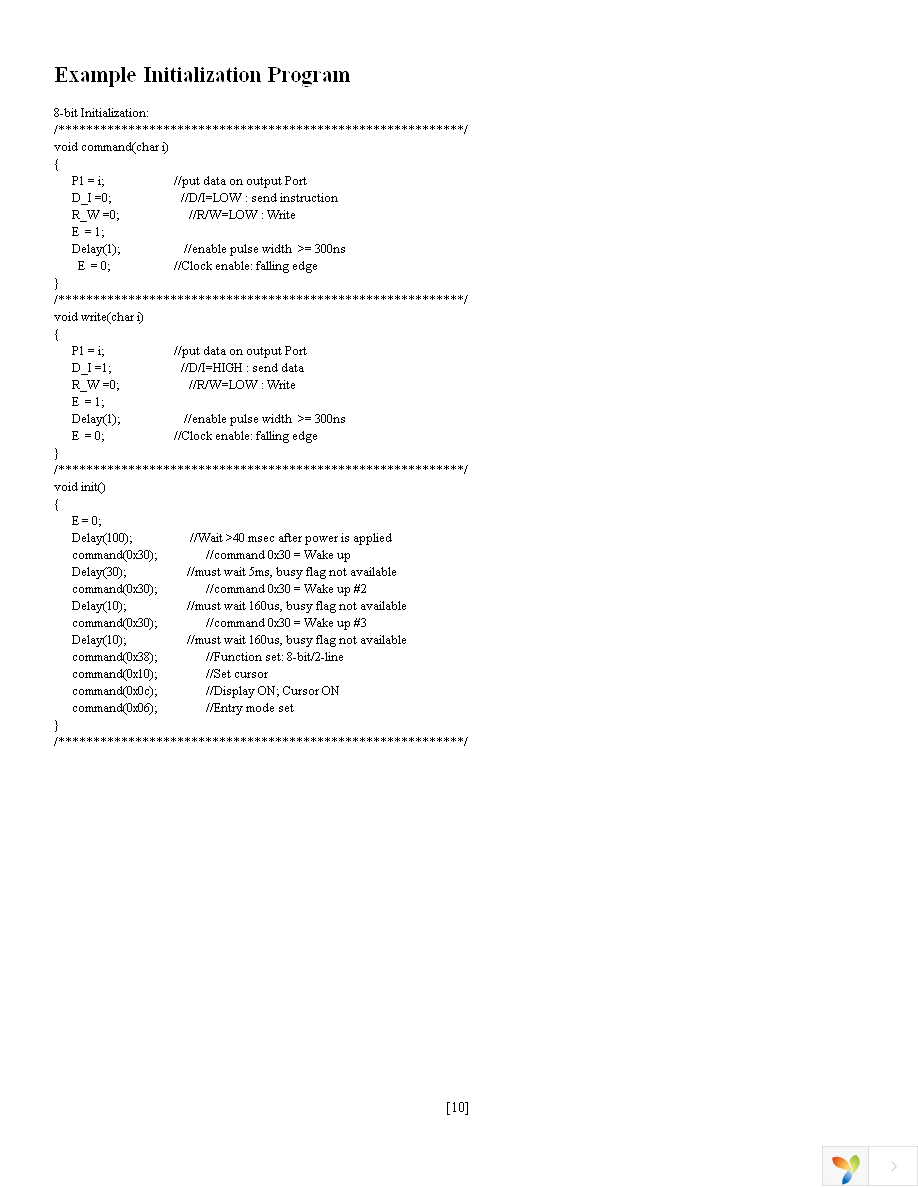 NHD-0420DZ-FSB-GBW Page 10