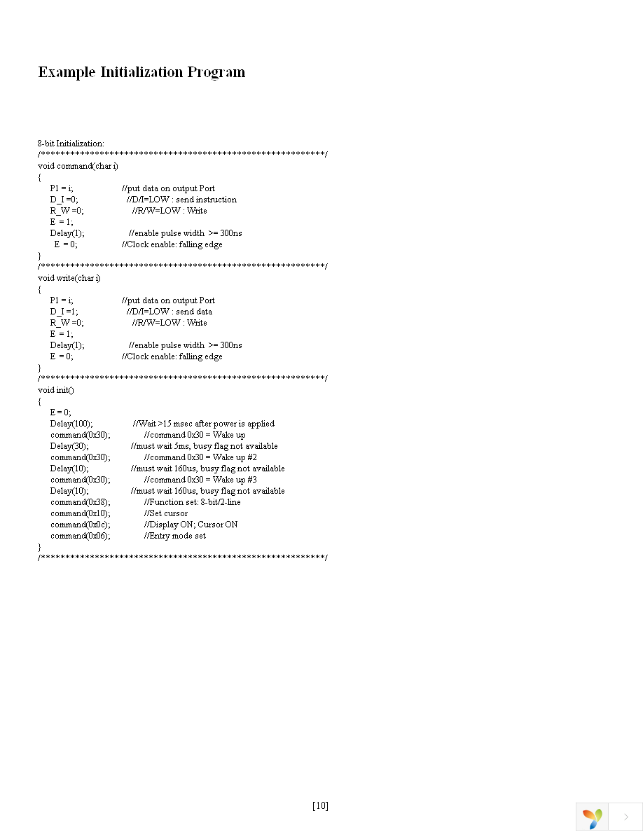 NHD-0220JZ-FL-GBW Page 10