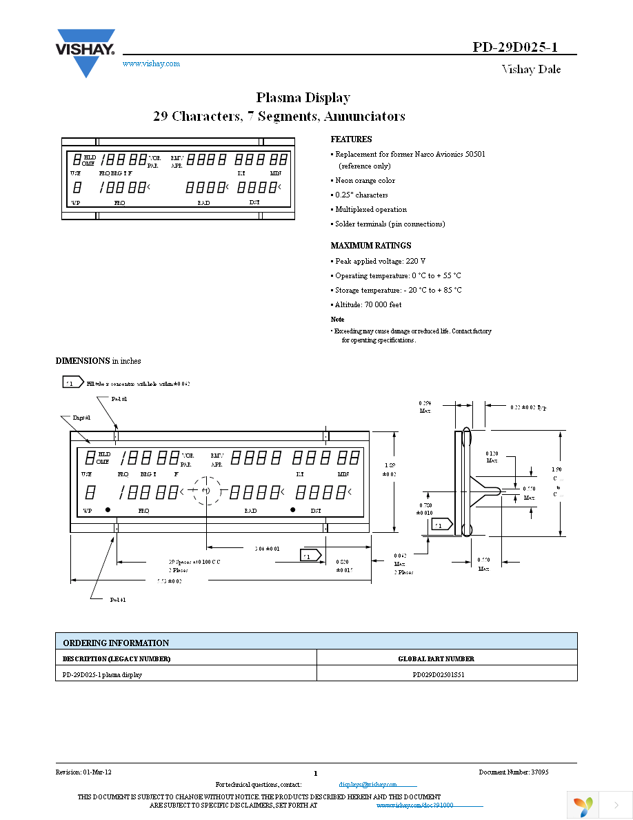 PD029D02501S51 Page 1