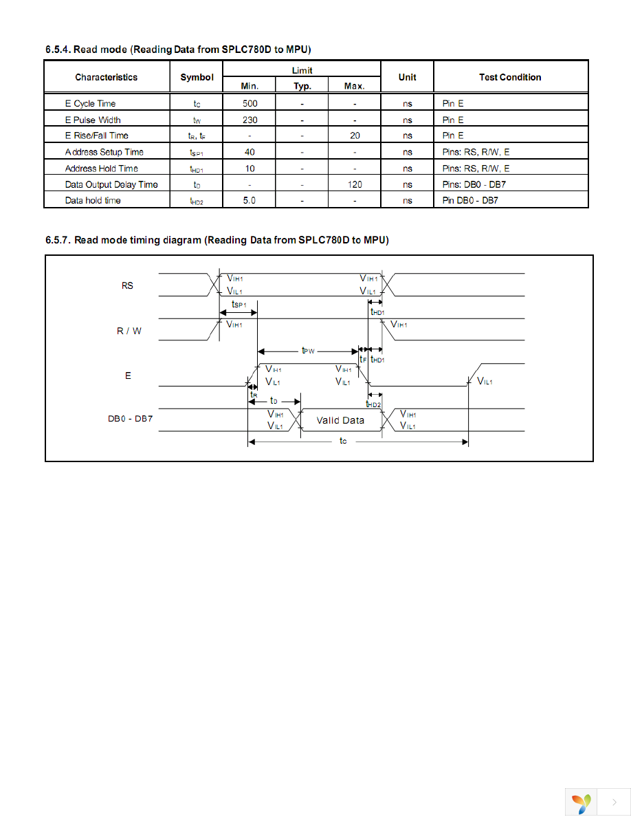 NHD-0116GZ-NSPG-FBW Page 8