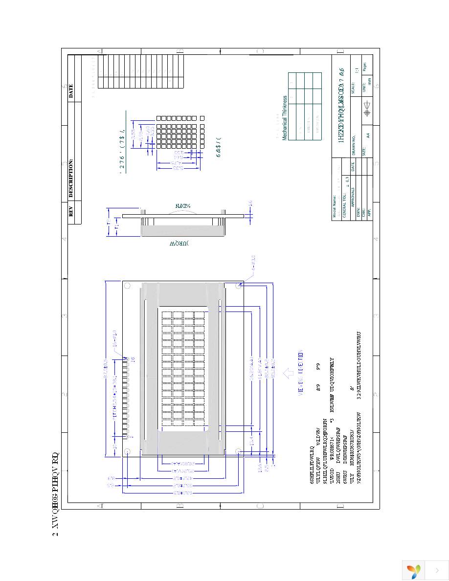 NHD-0416B1Z-FSPG-YBW-L-3V Page 4