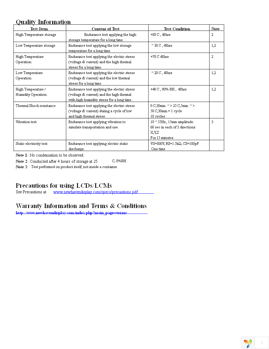 NHD-0108FZ-FL-YBW-3V-C1 Page 12