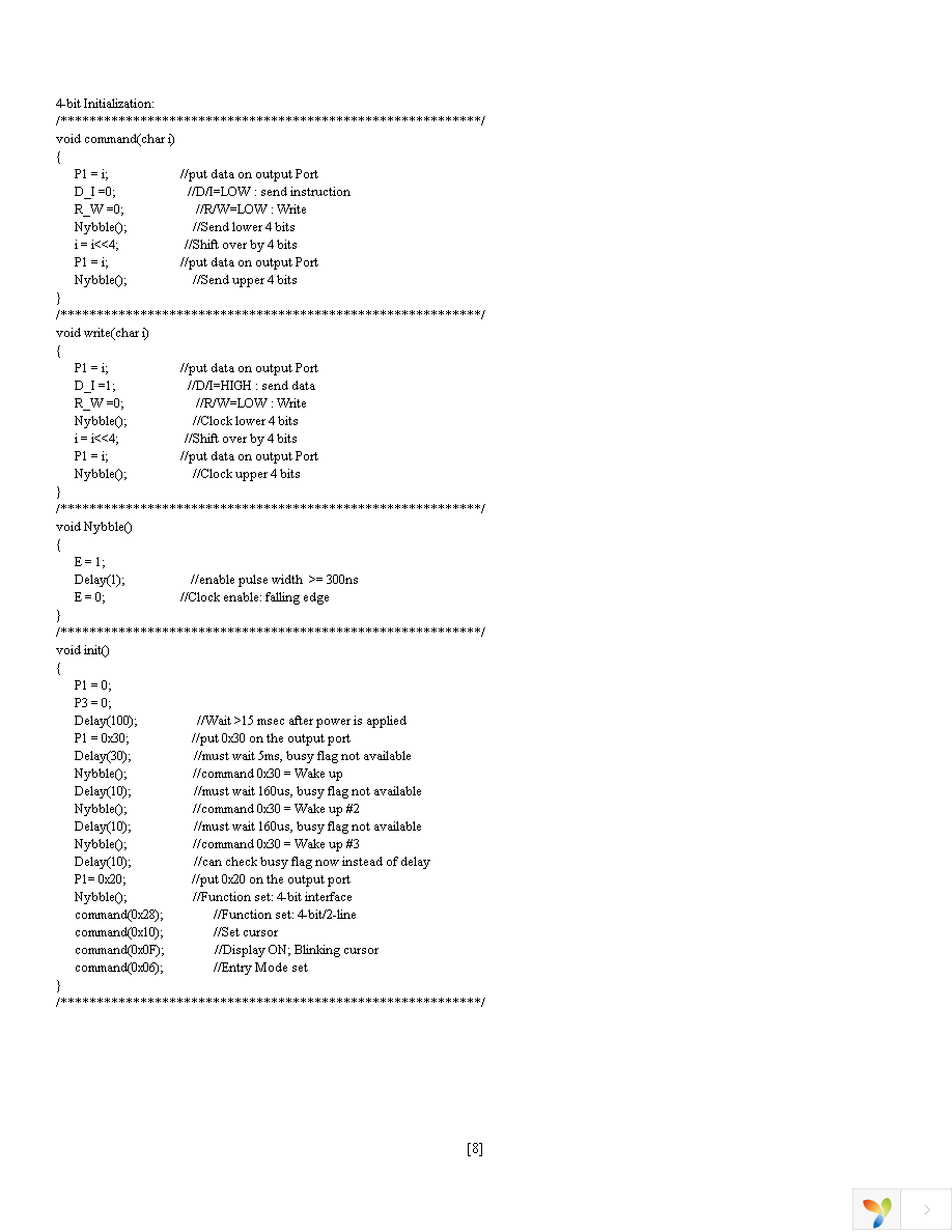 NHD-0420H1Z-FL-GBW-3V3 Page 8