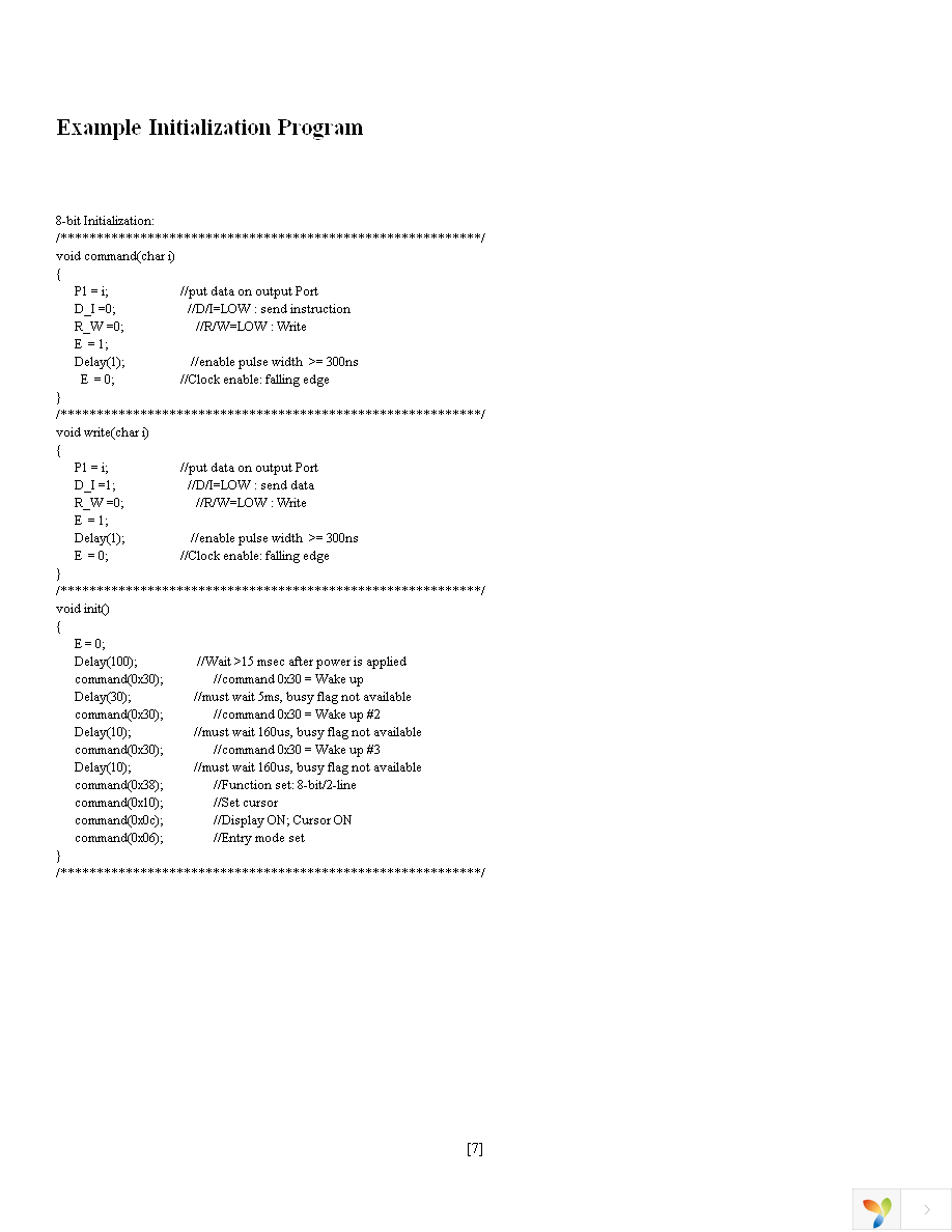 NHD-0420AZ-FSW-GBW-3V3 Page 7