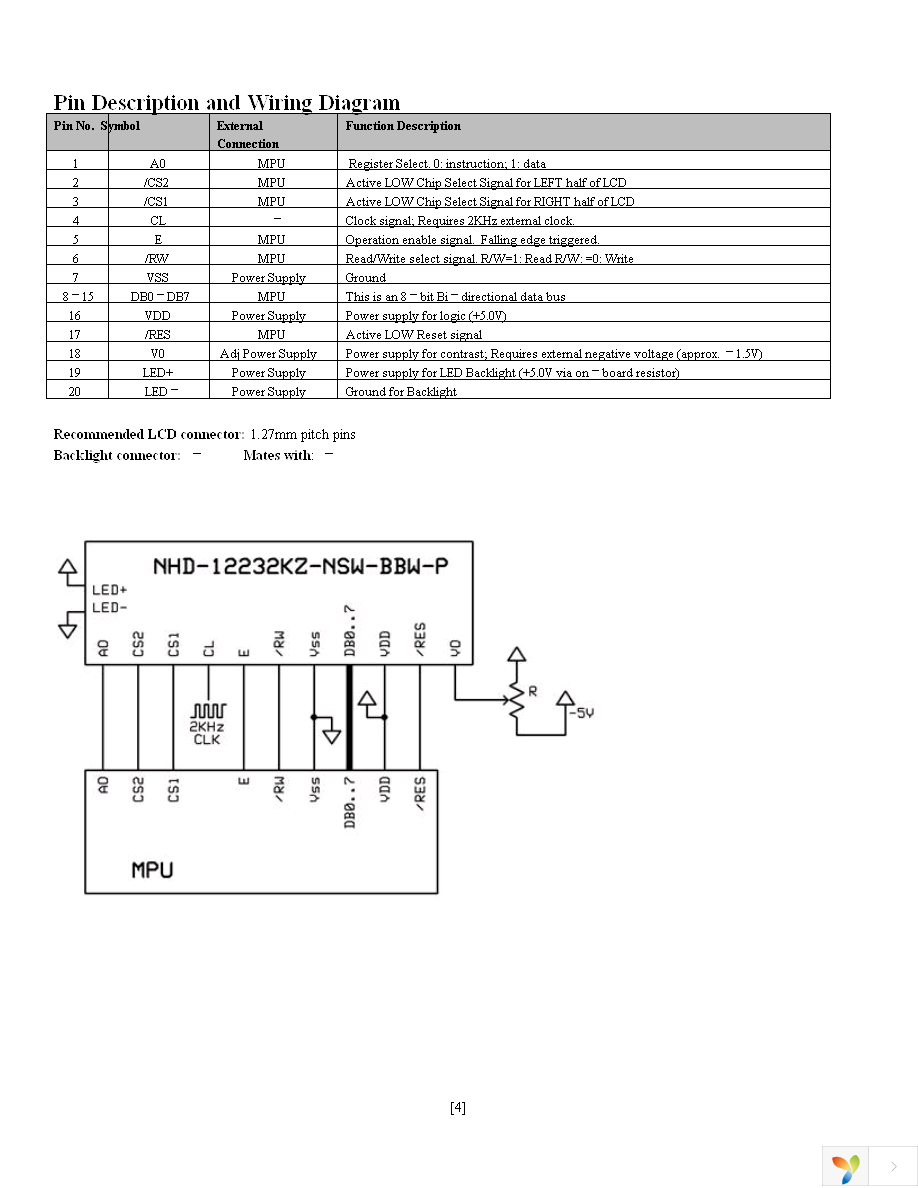 NHD-12232KZ-NSW-BBW-P Page 4