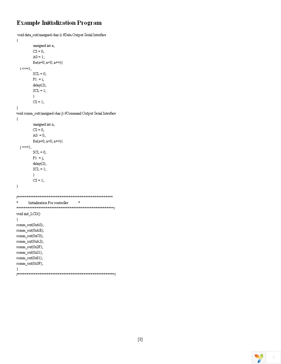 NHD-C12832A1Z-FSW-FBW-3V3 Page 8