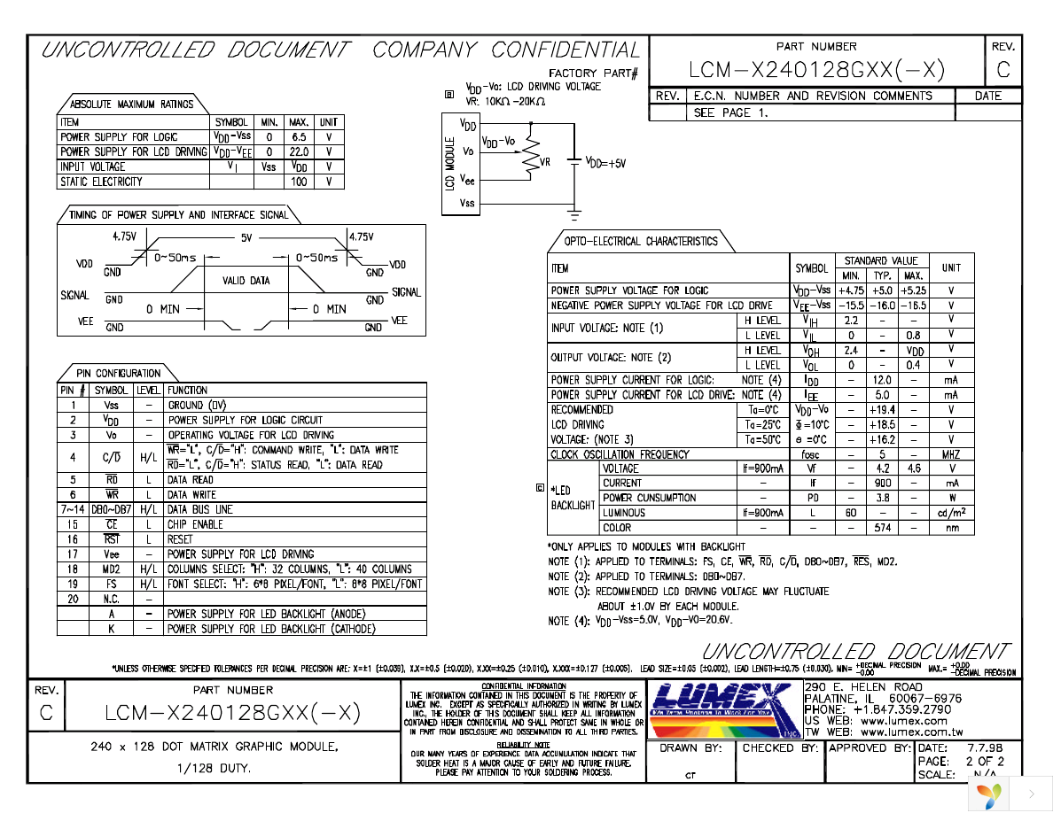 LCM-S240128GSF Page 2