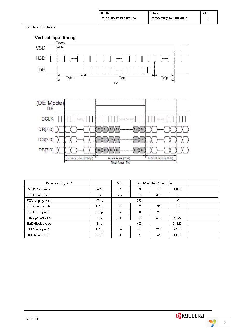 TCG043WQLBAANN-GN50 Page 11