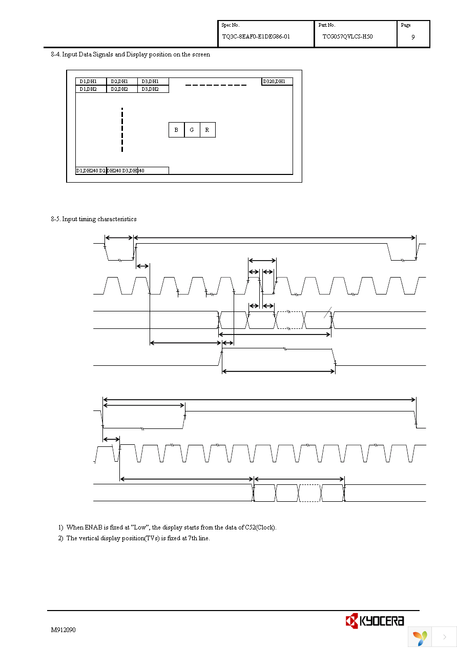 TCG057QVLCS-H50 Page 12