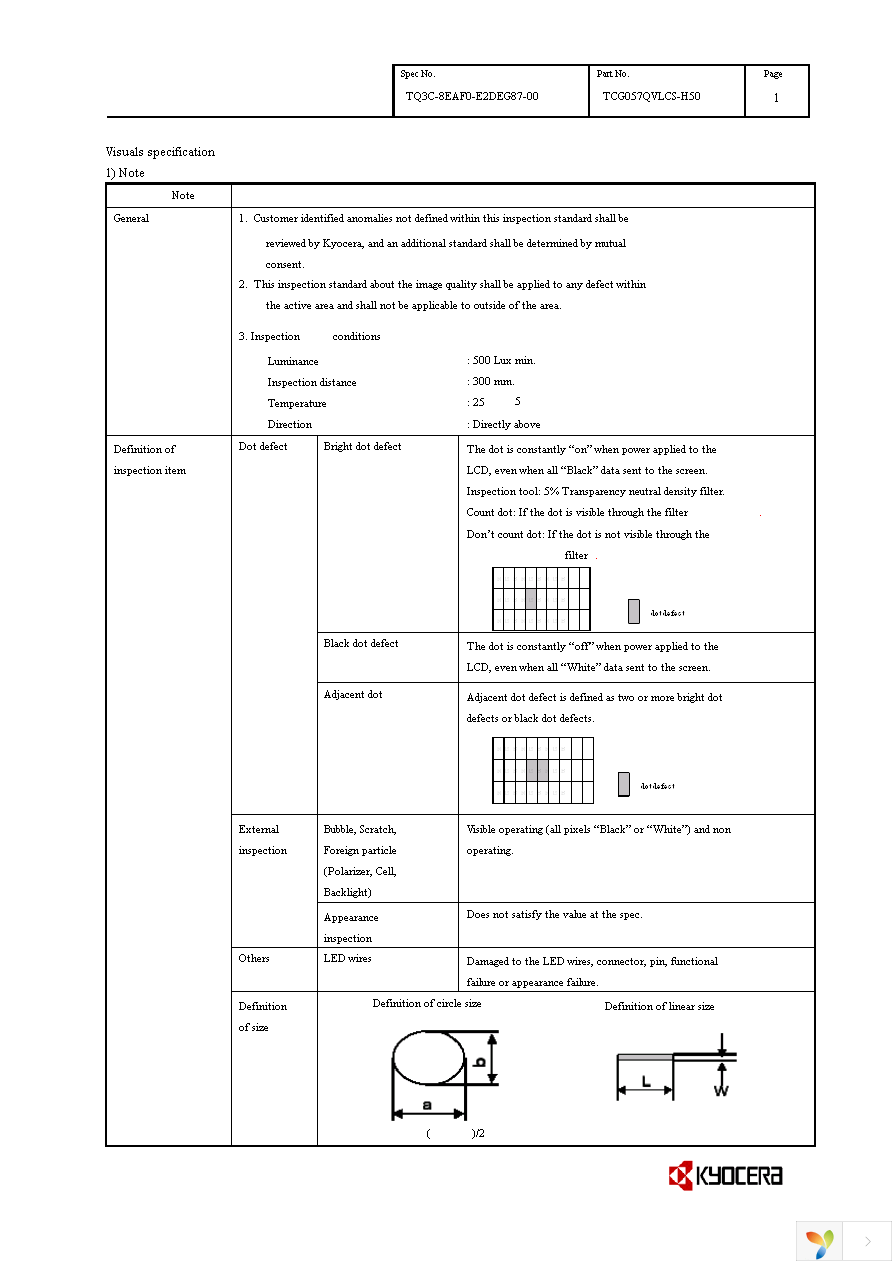 TCG057QVLCS-H50 Page 19