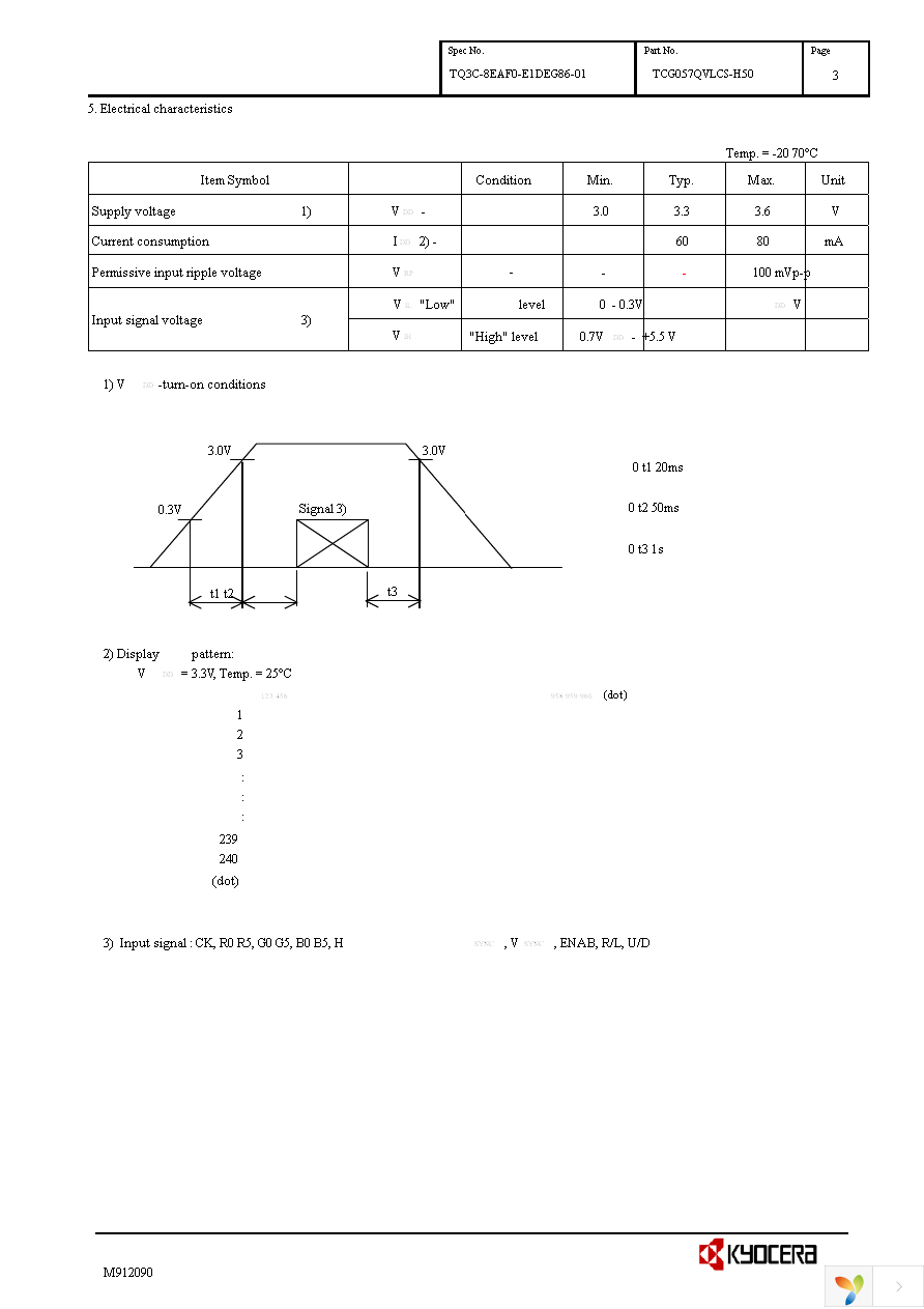 TCG057QVLCS-H50 Page 6