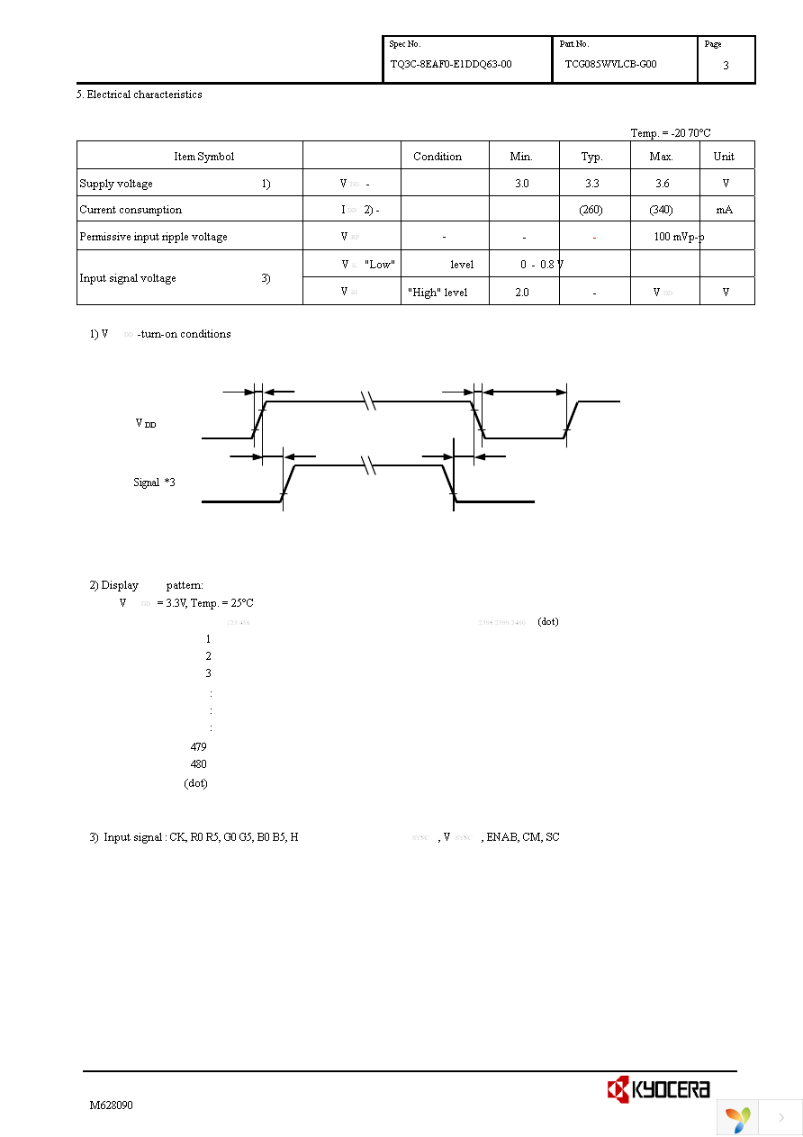 TCG085WVLCB-G00 Page 6