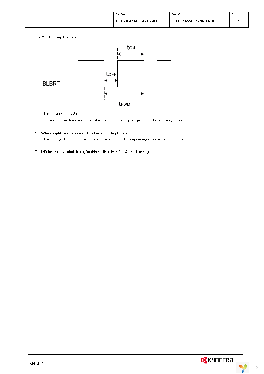 TCG070WVLPEANN-AN30 Page 9