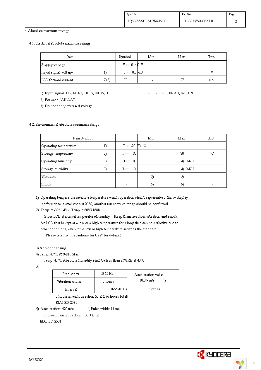 TCG075VGLCE-G00 Page 5