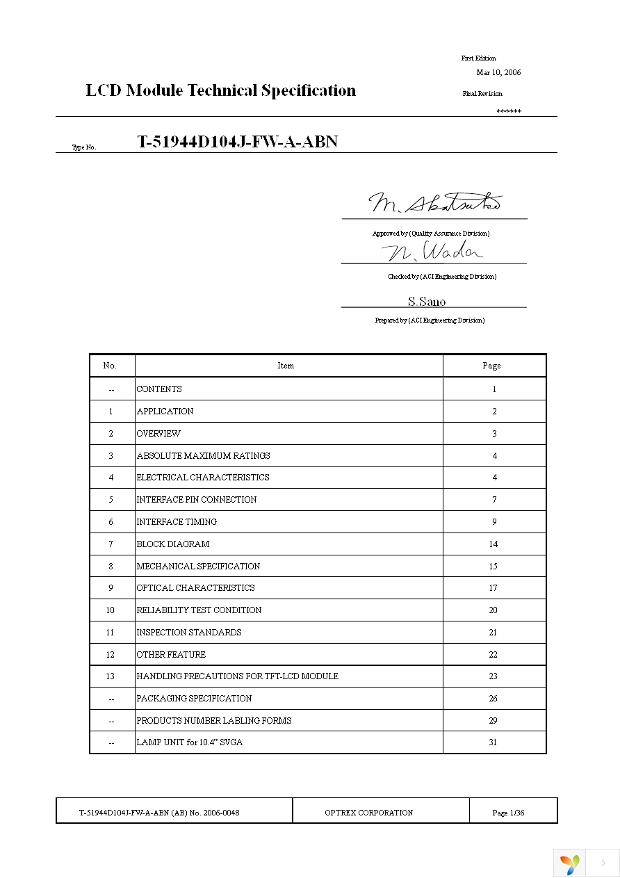 T-51944D104J-FW-A-ABN Page 1