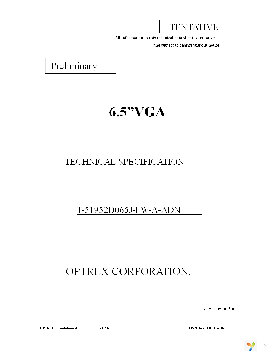 T-51952D065J-FW-A-ADN Page 1