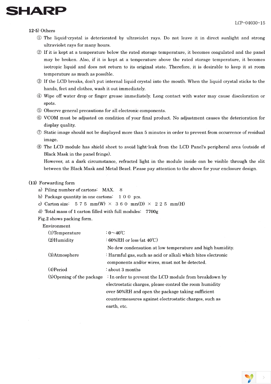 LQ036Q1DA01 Page 18