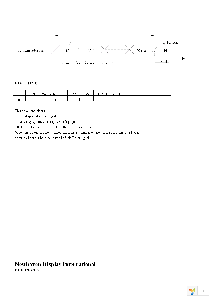 NHD-12032BZ-FSW-GBW Page 13