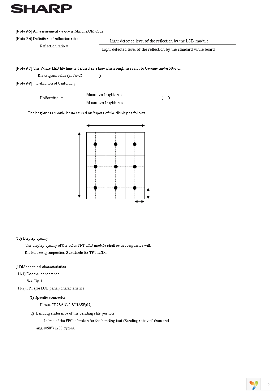 LQ038Q7DB03R Page 19