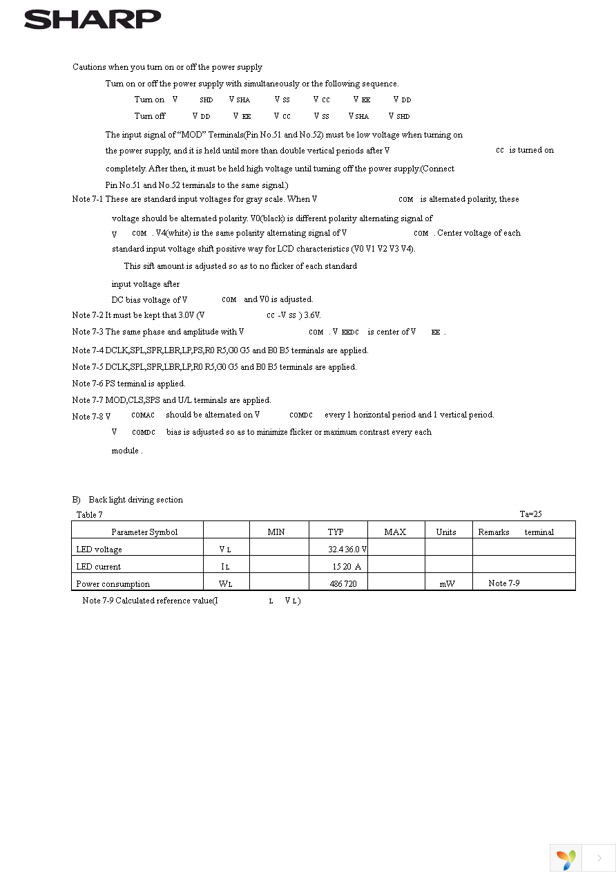 LQ038Q7DB03R Page 9