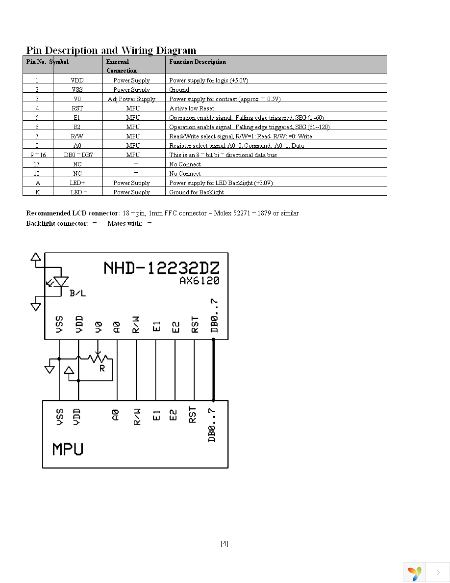 NHD-12232DZ-NSW-BBW Page 4